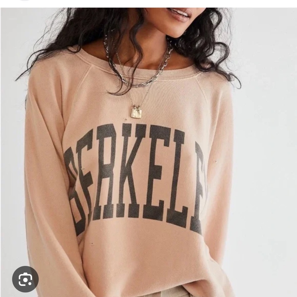 Free People Berkeley light peach Sweatshirt